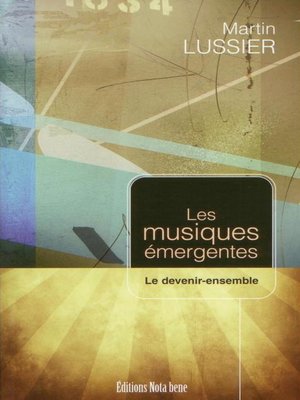 cover image of Les musiques émergentes